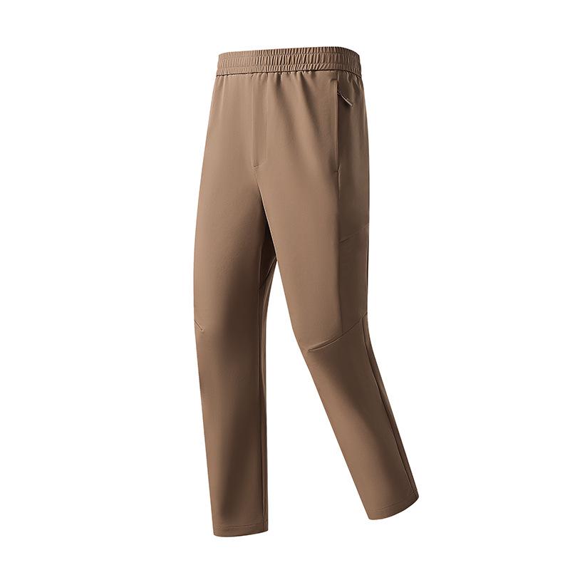 Men's Quick-Dry Softshell Straight-Leg Running Pants - Lightweight, Breathable, and Stretchy for Outdoor Fitness