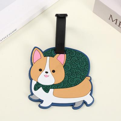 Cartoon Animal Silicone Luggage Tags Creative Cute Luggage Tag Suitcase Tag Anti Loss Hanging Small Pendant Travel Accessories