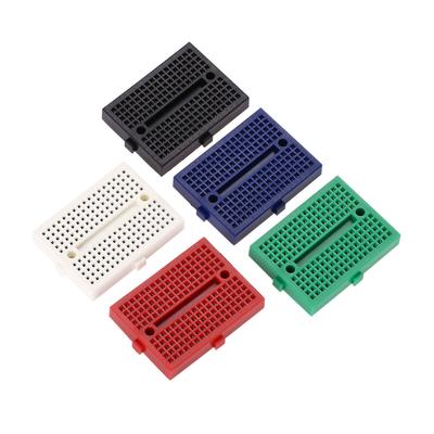5 stücke 170 Punkte Löcher Farbe Mini Solderless Prototyp Breadboard ABS Platine Set
