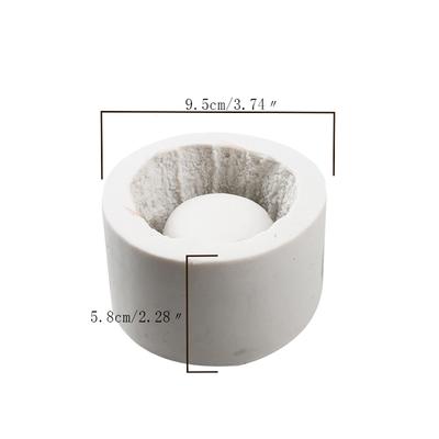 1Pcs Flower Pot Plant Flowerpot Cement Vase Silicone Mold Handmade Soap Craft Tool Garden Decor