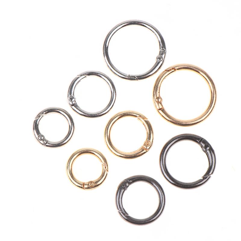 10 stuks 20/24/26/30 mm Metalenveergespen Karabijnhaakjes Handtasgesp Zinklegering Sleutelhanger Snaphaak O-ring Kampeergesp