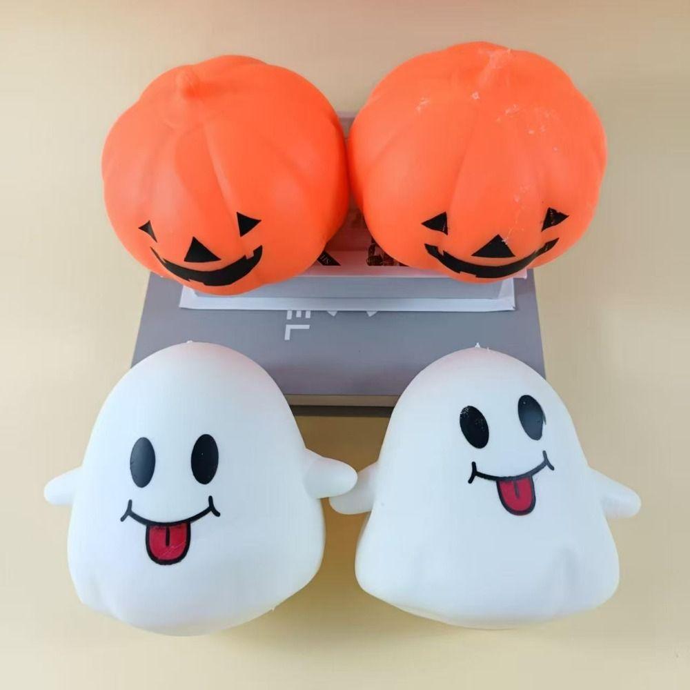 Relax Gift Halloween Pumpkin Squishy Toy Release Hand Slow Rebound Fidget Toy Kids Toy
