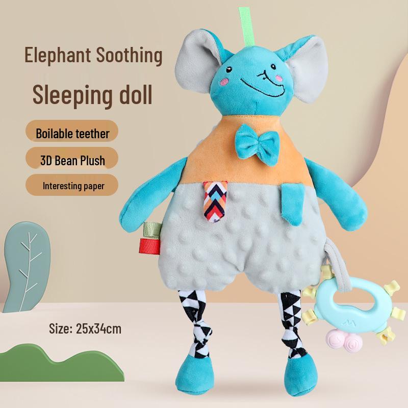 Washable Tear-Proof Crinkle Paper Toy for Infants - Soothing Tissue Box & Cloth Book