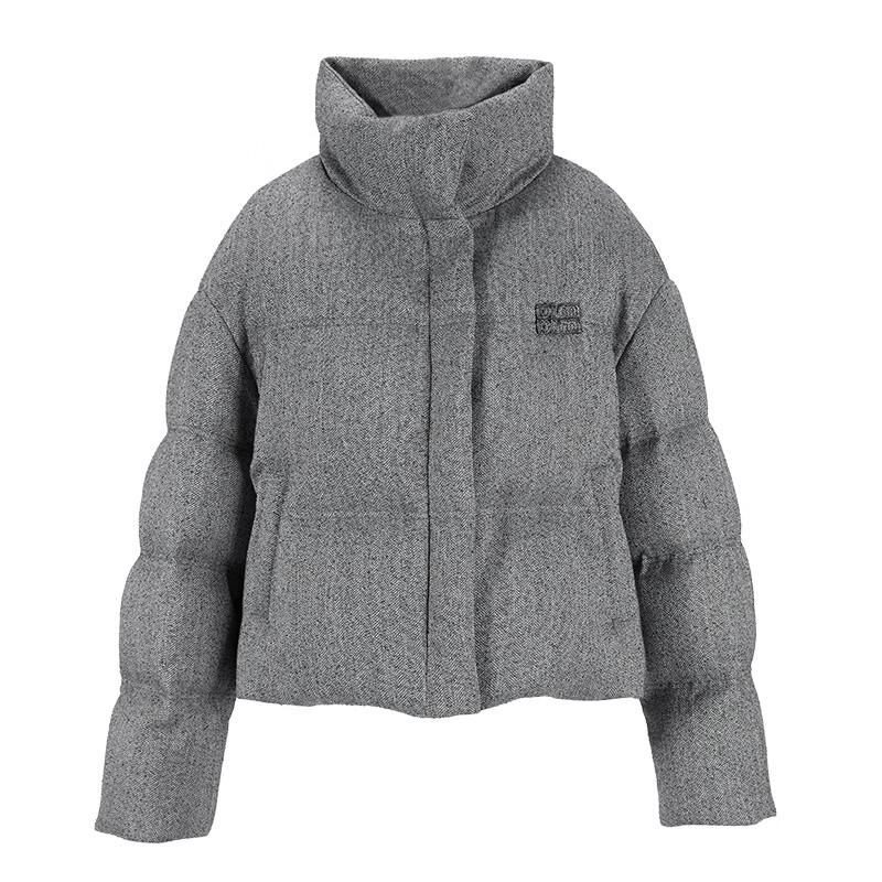 Women's Stand-Collar Short Puffer Down Jacket
