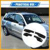 4pcs Car Roof Rack Side Rails End Cover Shell Cap Compatible for Toyota RAV4 2001-2005, Durable Plastic Black Cargo Rack Legs Protection Replacement