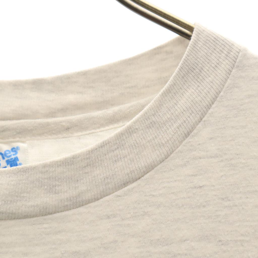 HANES Lata 90. Wyprodukowano w USA Logo Old Back Koszulka z krótkim rękawem Męska Używana