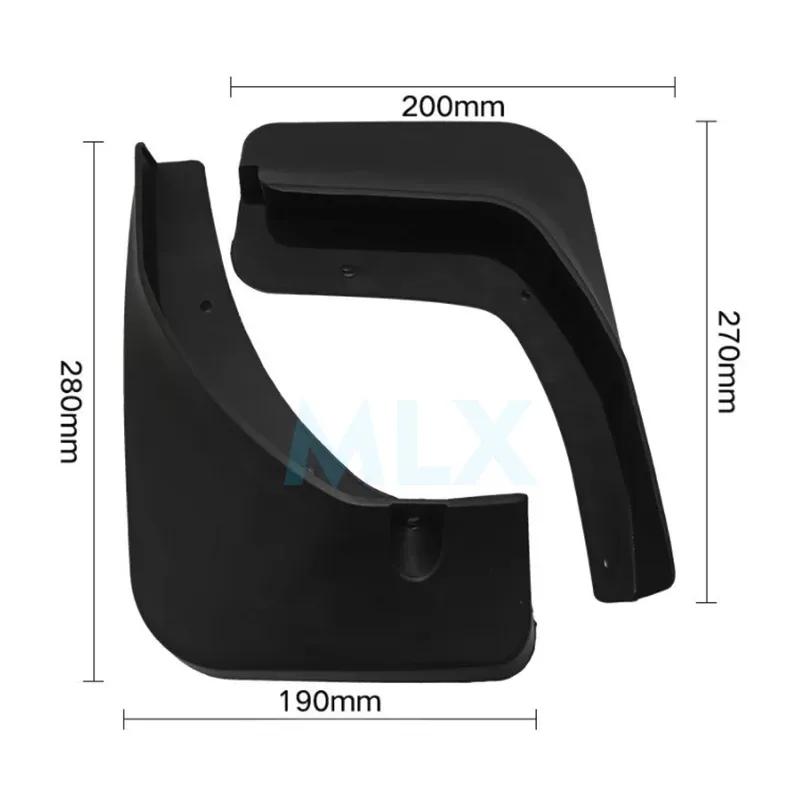 FOR MG ZS 2024 2025 Mudguard Fender Mud Flap Guards Splash Mudflaps Car Accessories Front Rear 4pcs