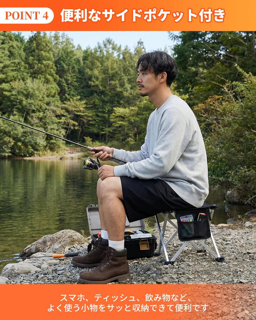 KingCamp Folding 6063 Aluminum 150kg Weight Outdoor Comfortable for Long Side Storage and Storage Ideal for and Pack of 2 Chair, Ultra-Lightweight,