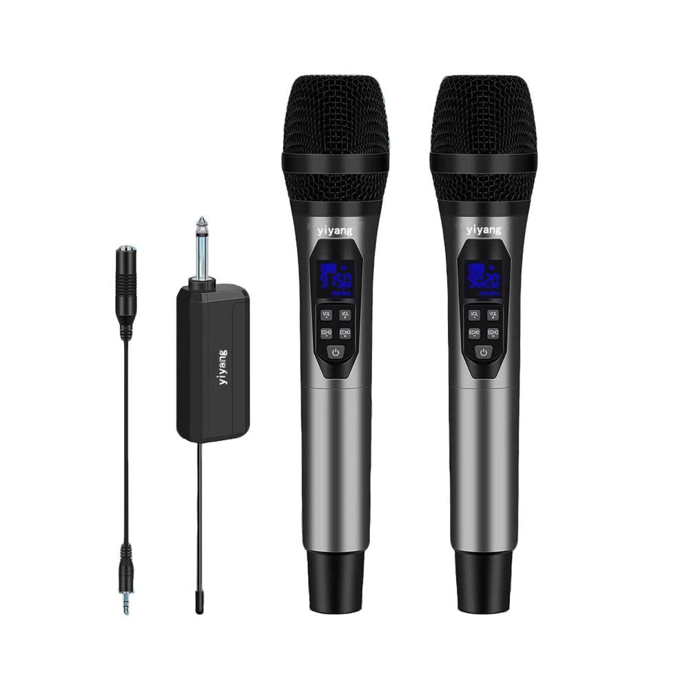 

YY802 Professional Wireless KTV Microphone for Home and Singers HD Sound Quality чорний