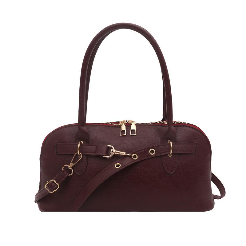 Underarm Bag - Commuter Crossbody Bag with A Retro Texture and A Shell Design Bag