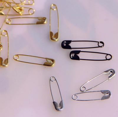 Καρφίτσες Ασφαλείας Premium Χρυσές, Ασημένιες & Μαύρες - Καρφίτσες Μπροστά & Αξεσουάρ Ρούχων (1000 Τεμάχια)