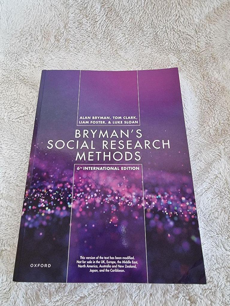 [USED] SOCIAL RESEARCH METHODS - Alan Bryman