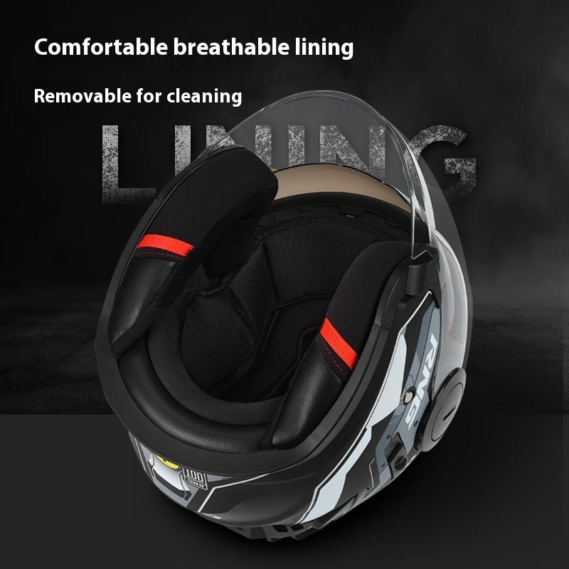 Motorcycle 3/4 Helmet Riding Helmet Bluetooth Headset Motorcycle Helmet Electric Vehicle Women's Helmet