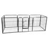 Kerbl Pet Dog and Puppy Playpen with Door, Eight 80 X 77 Cm Panels