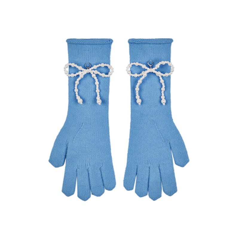 OVT-U Two Way Pearl Ribbon Gloves (3color)