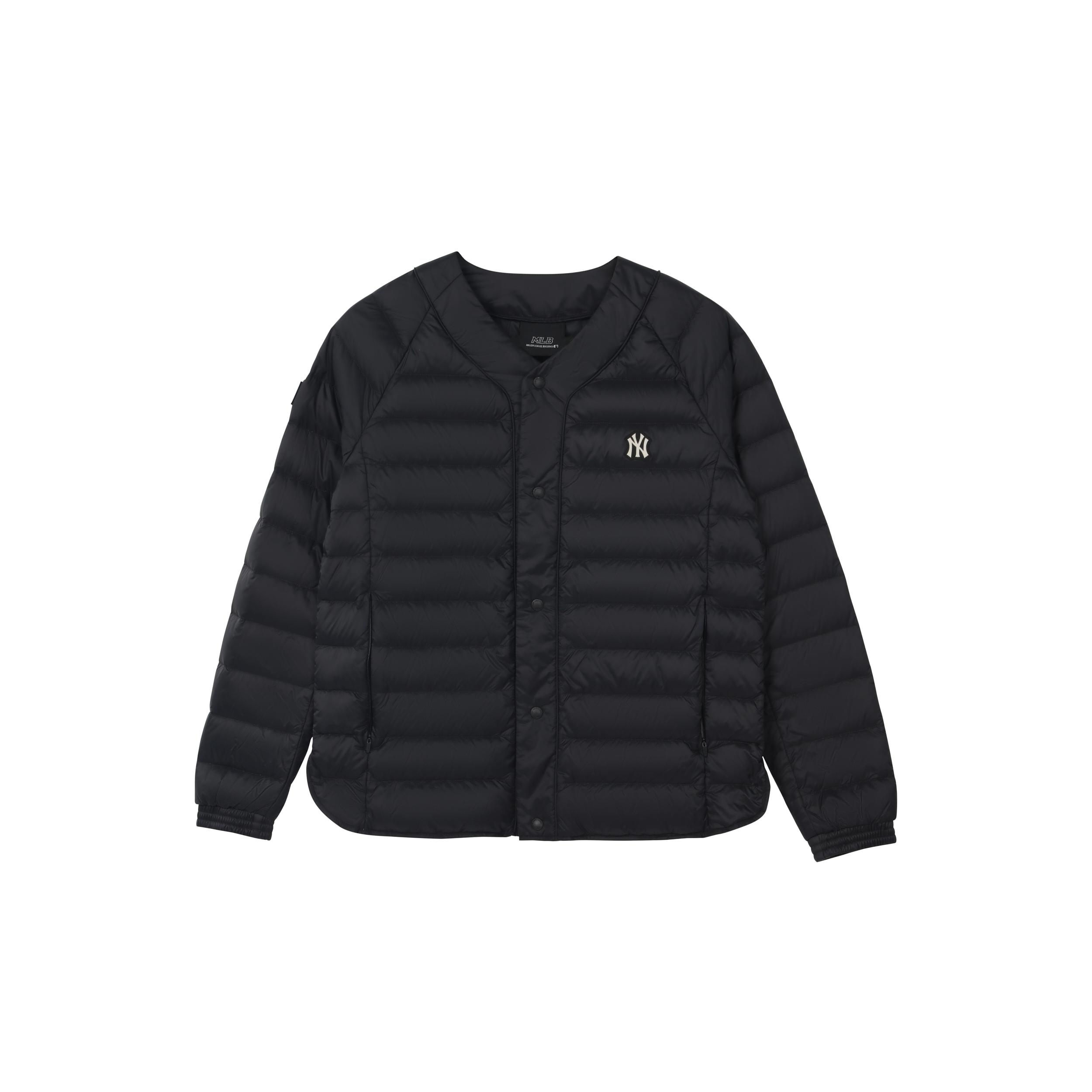 MLB Down Jackets Unisex Black Baseball Collar Moderate Other 31DJL1061-50L XS