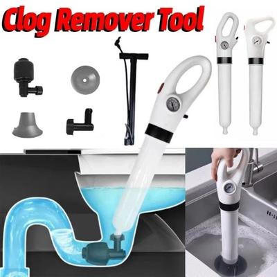 High Pressure Dredge Clog Remover with Barometer Drain Unclogging Device Kitchen Sink