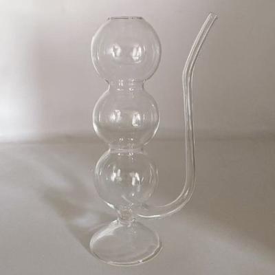 Wine Glass Heat Resistant Cocktail Glass Transparent Creative Juice Cup with Straw Champagne Glass Drink Occasion