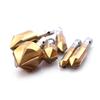 6Pcs Hexagonal Handle Titanium Plated Chamfering Knife Countersunk Drill 6-19mm HSS Deburring Cutter Woodworking Spot Facer Tool