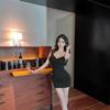 Autumn and Winter Sexy Celebrity Low-cut Hip-wrapped Short Cotton High-elastic Base Solid Color Versatile Suspender Dress Women