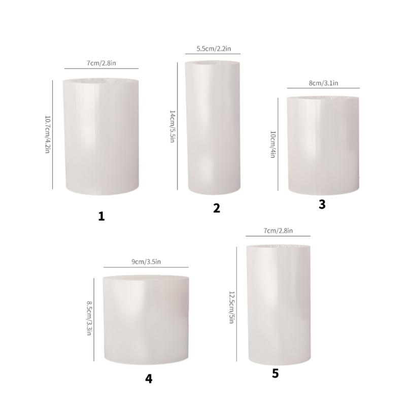 Sturdy Silicones Candle Molds With Embossed Florals Designs for Unique Candle Making Home Decoratiion Craft Supplies
