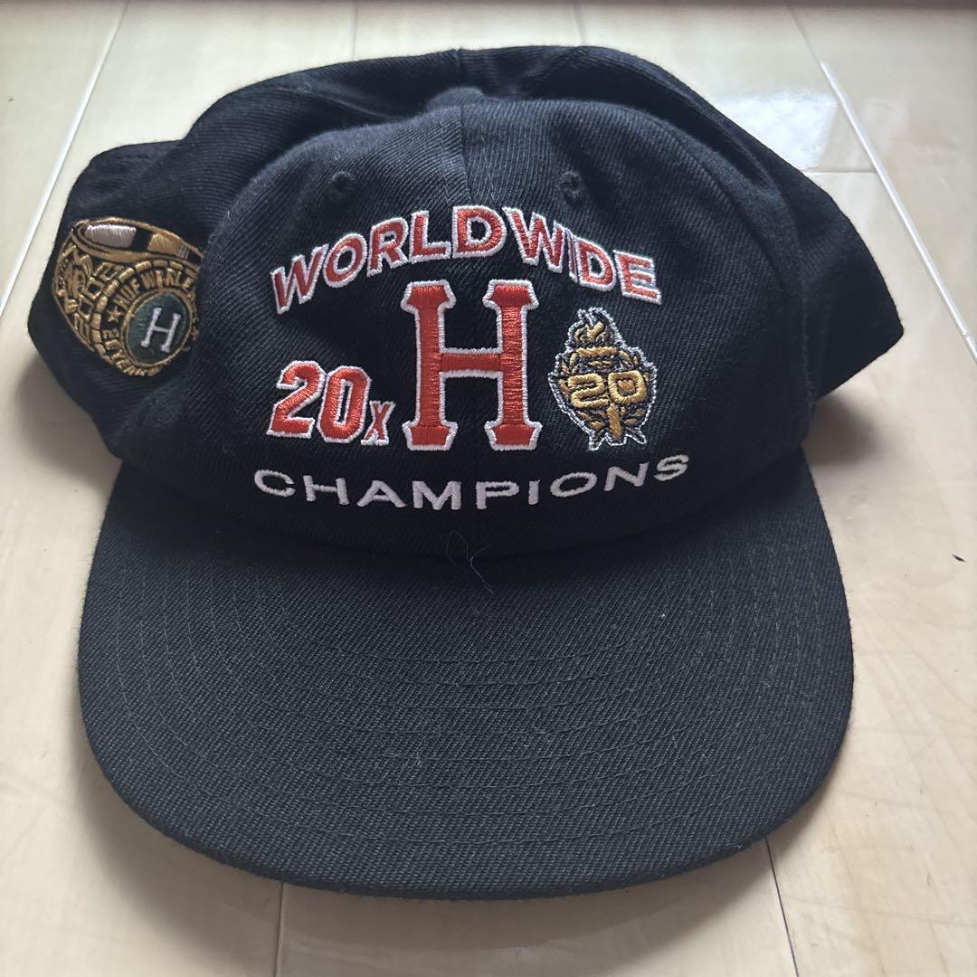 

[USED] HUF Black Baseball Cap (20x Champion)