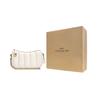 Coach Swinger 20 Quilted Chain Zip Closure Lambskin Leather Shoulder Bag Women Shoulder Bag Pink White C3490-B4HA