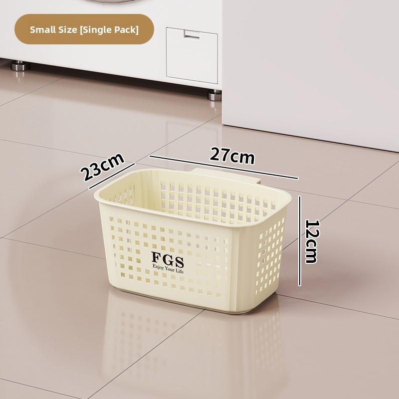 

Bathroom Laundry Basket Dirty Clothes Bucket Home Use Plastic Storage Caddy for Bath Room Dirty Laundry Sorting Hamper