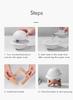 3 In 1 Mini Plug-In Colors 3D Moon Lamp Cool Mist Humidifier Essential Oil Diffuser LED Night Light