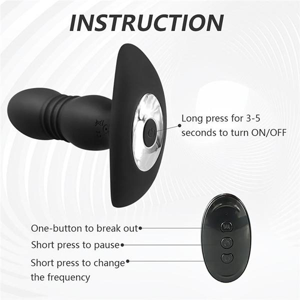 Anal Vibrator For Women Men Butt Plug Prostate Massager Remote Control Anal Plug Intimate Goods Sex Toys For Adults Gay