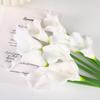 Mini PU Calla Lily Artificial Bouquet for Weddings, Home Decor, Photography, and Landscaping.