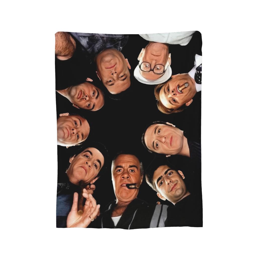 Mafias Group Sopranos Tv Show Blanket Coral Fleece Plush Breathable Ultra-Soft Throw Blanket for Sofa Car Plush Thin Quilt