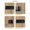 Easy To Install Rotary Hasp Locks Keyless Combination Password Lock Password Door Lock  Household