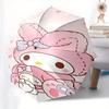 My Melody Automatic Opening and Closing Parasol Compact Travel Umbrella with 8 Ribs for Women and Men Ideal Birthday/Christmas Gift, Outdoor