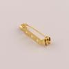 Gold Lockable Safety Brooch Pin for Clothes and Corsage Accessories