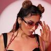 Oversized Rimless Sunglasses for Women Geometric Diamond Cutting Gradient Lens UV Protection Fashion Shades Trendy
