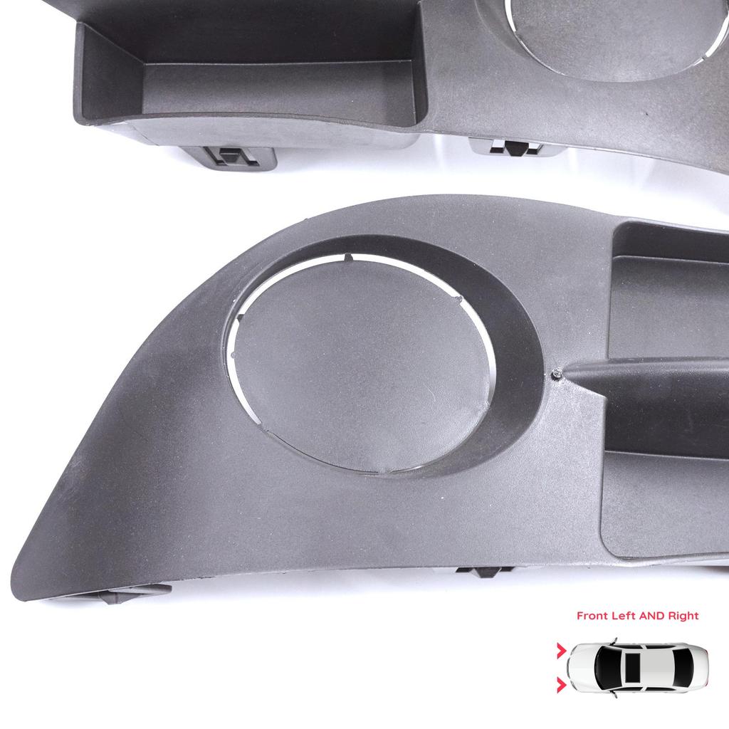 ESP1243 Front Bumper Fog Light Frame Housing Left Right for Renault Clio II Phase 4 Symbol MK1 Campus 2006-2008 7702295498