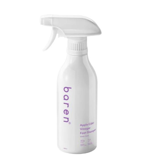 BAREN Apple Cider Vinegar Foot Shampoo – Refreshing Odor Care 400ml Foot Shampoo – Refreshing Odor Care