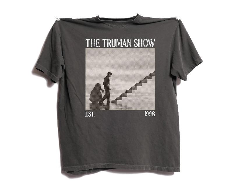 The Truunisex Show 1998 Movie Shirt Truunisex Burbank Unisex Tee Summer Unisexs And Unisexs Loose And Breathable Tshirt Top 2XL