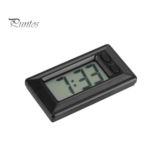 Reloj digital Reloj de tablero digital LCD ultrafino Reloj despertador conveniente para la decoración del automóvil de la oficina en el hogar