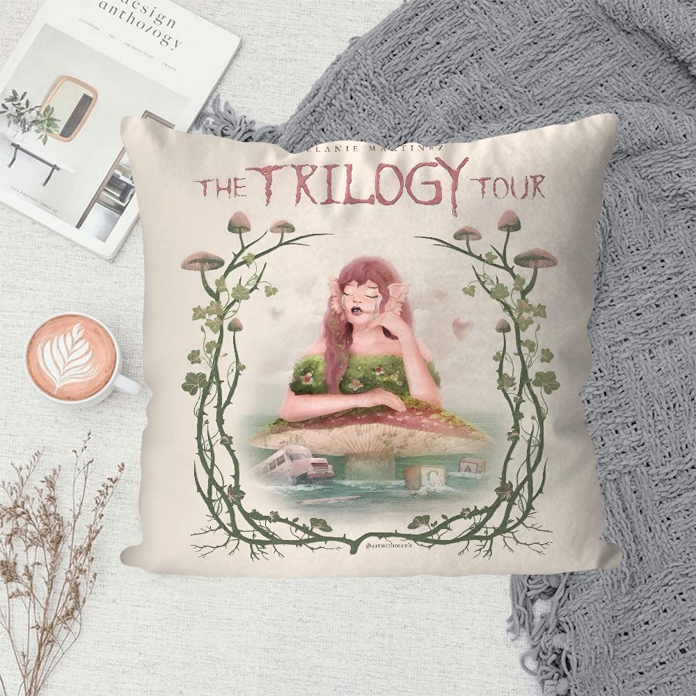 1 PZ Federa Cuscino Album Melanie Martinez Gioco Caldo Decorazione Divano Casa Stampa Double-sided Peluche Corto Carino Copricuscino
