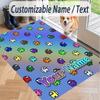 Custom Text Printed Rug Among Us Non Slip Floor Carpet For Home Room Decor