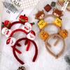 Christmas Headband Santa Claus Snowman Deer Antlers Headband Children's Holiday Party Decorations Atmosphere Sense Props