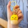 Red Panda Rabbit Resin Keychain - Cute Charm for Women's Bags