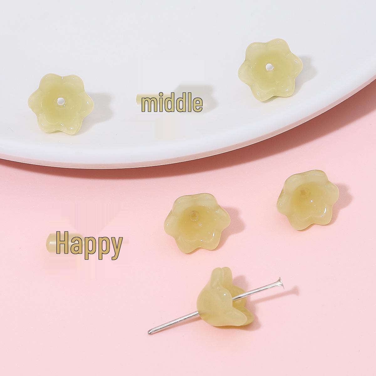 

Градиентные стеклянные бусины, имитирующие нефрит, ландыш, для DIY ожерелья и браслета 12x7mm, Hole ~1mm, 10 pcs/package