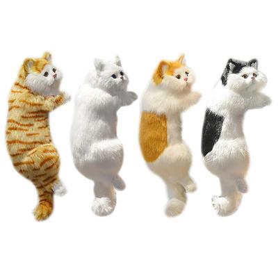 SGcreation [Kletternde Realistische Katze Plüschtier] Realistisches Stofftier, Lebensecht, Haustiergeschenk, Kinder, Geburtstagsgeschenk, Groß, Stilvolle Glückskatze (ZU)