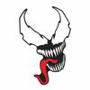 Casco per Moto e Adesivo per Auto Demon Venom Anime
