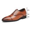 Fashion Men's Dress Shoes High Quality Elegant Wedding Shoes Fashion Slim Fit Pointed Pullover Shoes for Men Breathable Leather Shoe