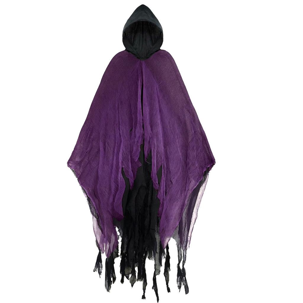Halloween Ghost Dementors Cosplay Costume Unisex Gothic Horror Zombie Vampires Hooded Capes Day Of The Dead Party Props Cloaks