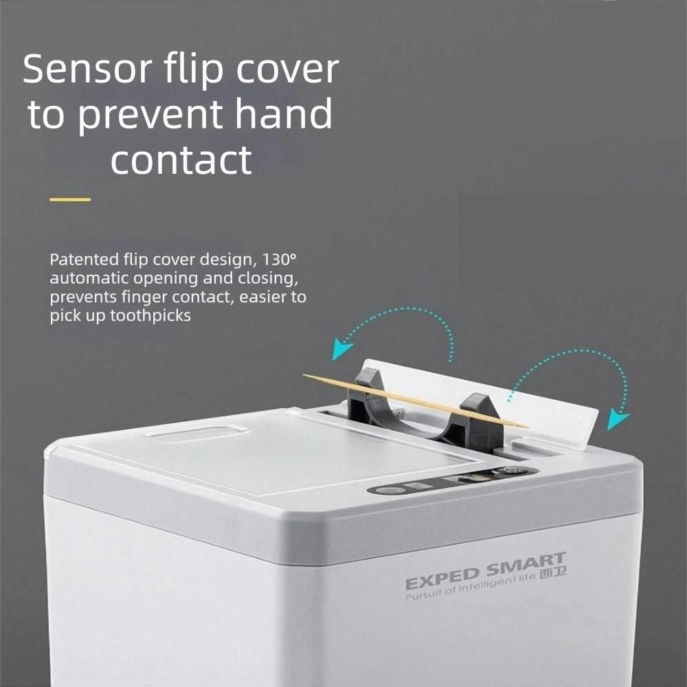 Electric Smart Toothpick Holder Automatic Infrared Toothpick Container Home Kitchen Use